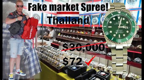 thailand fake watch market